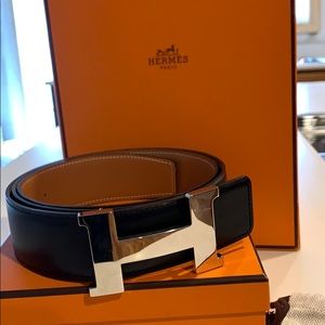 Hermès Men’s 100% Authentic Reversible Belt